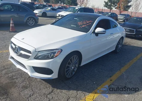 2017 Mercedes-Benz C 300 from USA, damaged, VIN WDDWJ4JB5HF425078